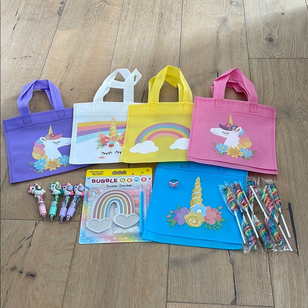 Unicorn Themed Party Favors